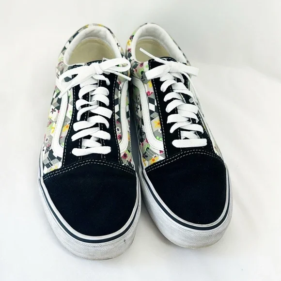 VANS Old Skool Checkered Cubed Sneakers Lace Up Size Mens 10 - Picture 3 of 9